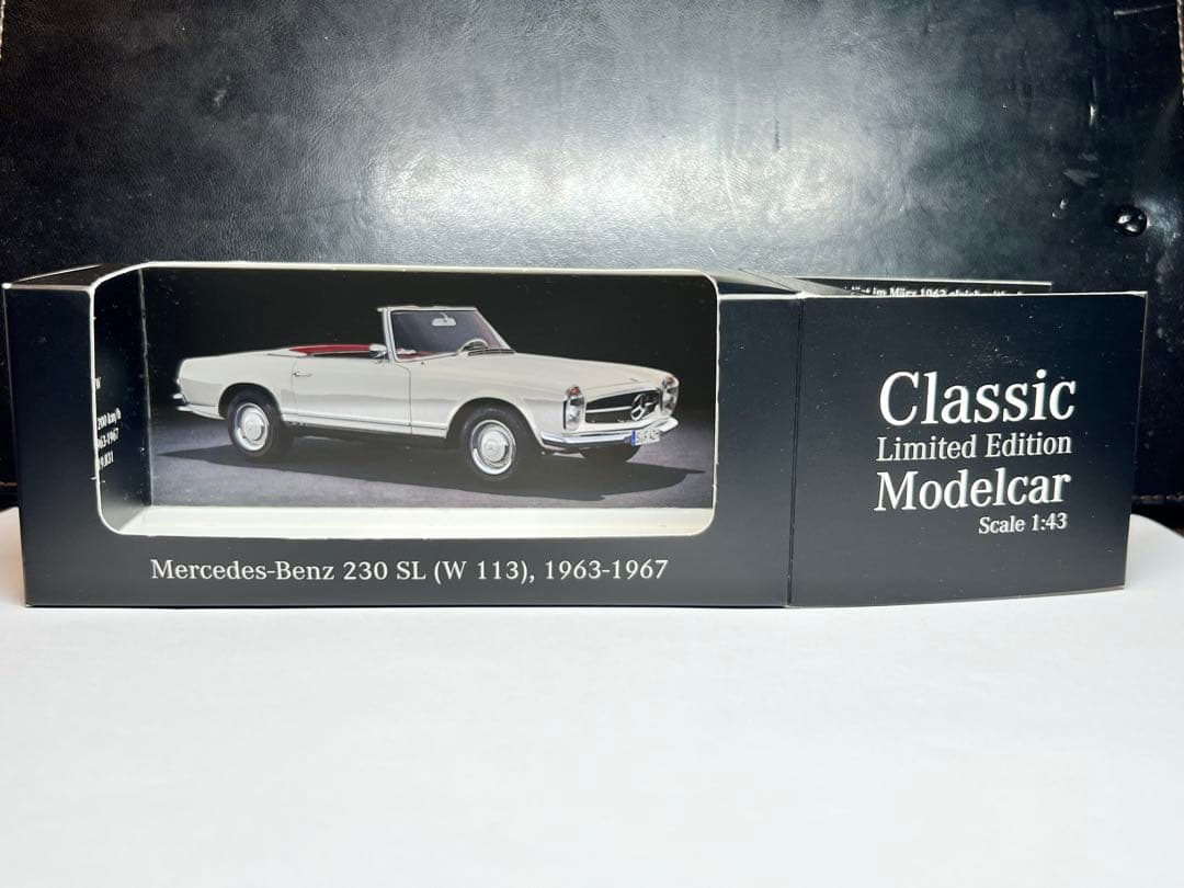 名車230 SL 1963 ゴールド ミニカー　1/43