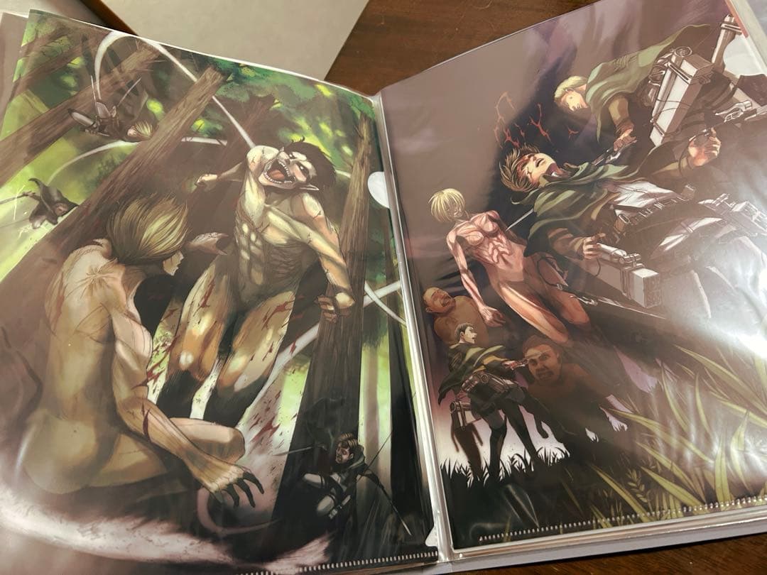 進撃の巨人展限定　クリアファイル15枚セット