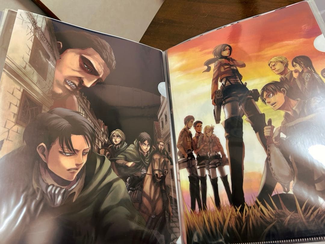 進撃の巨人展限定　クリアファイル15枚セット