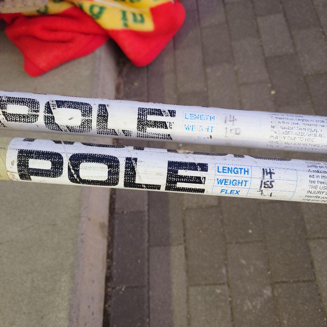 棒高跳びポール ２本セット１４フィート（ノルデック）150ポンド　155ポンド