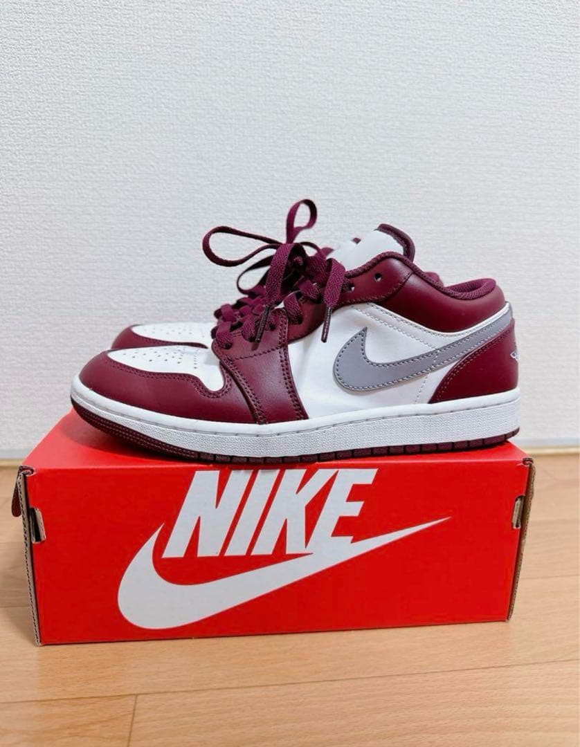 シューズ(女性用) NIKE AIR JORDAN 1 LOW \"BORDEAUX\" CHERRY