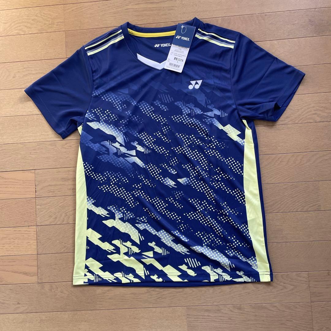 ヨネックス　YONEX テニス＆バドミントン　ゲームウェア　新品　Lネイビー
