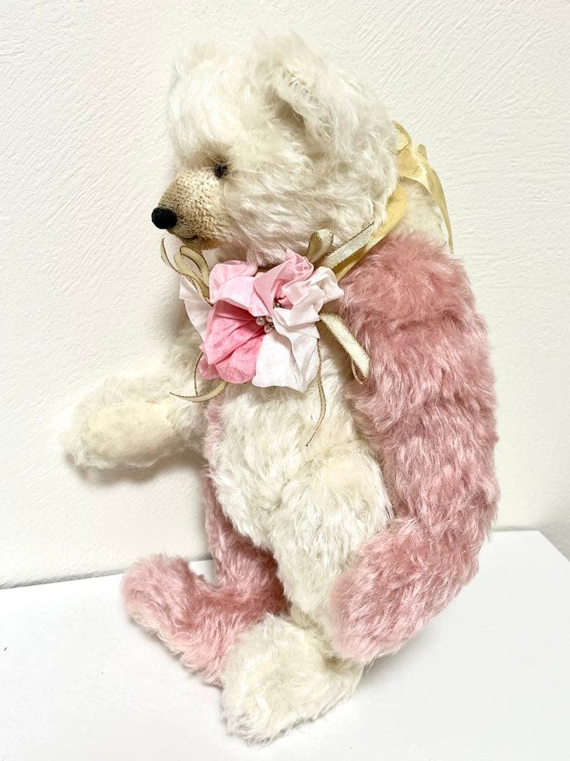海外人気作家 テディベア 花のネックレス付き ぬいぐるみ 入手困難 イギリス