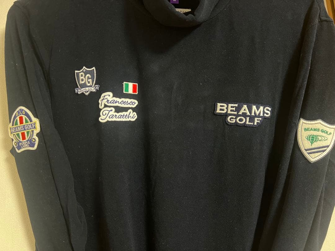 【ネイビー＆ホワイト セット】BEAMS GOLF タートルネック M