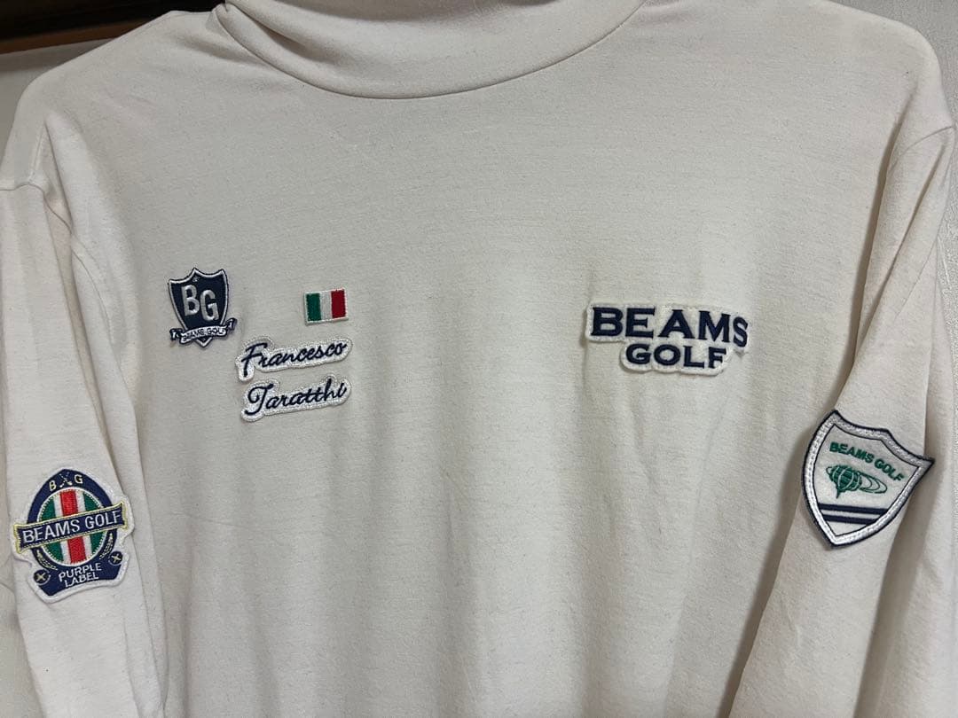 【ネイビー＆ホワイト セット】BEAMS GOLF タートルネック M