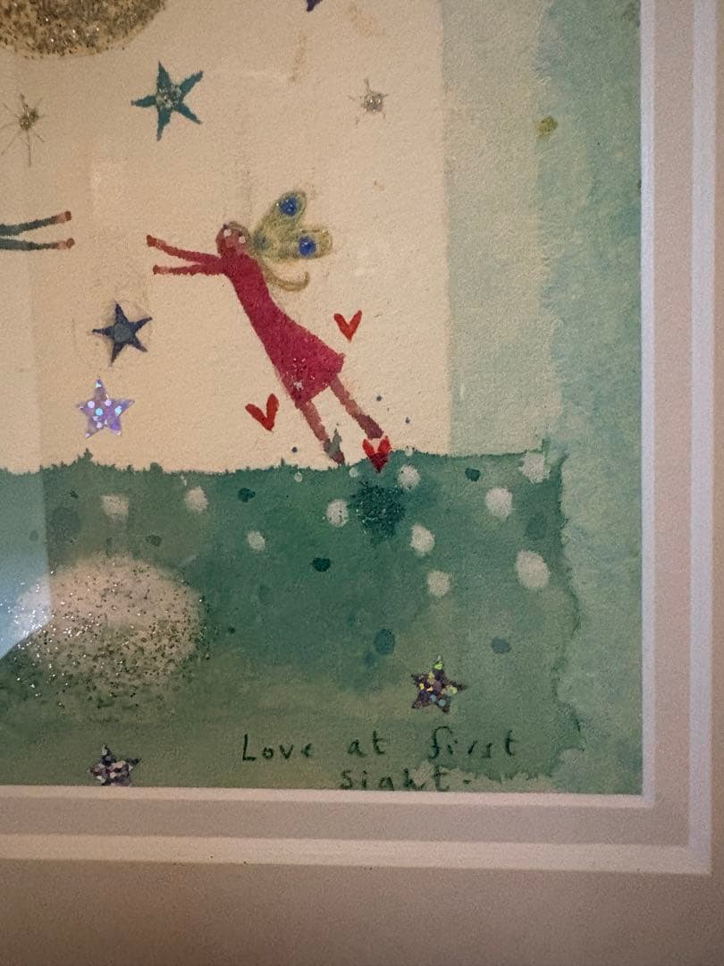 ルーシー・ラブハートLove at first sight 水彩画