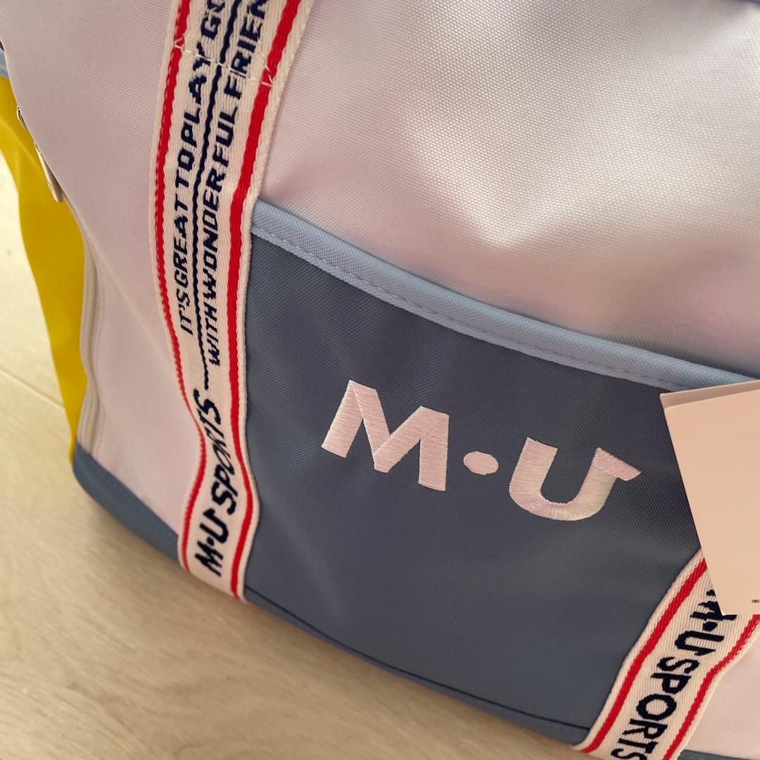 MUスポーツゴルフ✳︎ 新品タグ付き未使用ポケットたくさん大きめ旅行バッグ