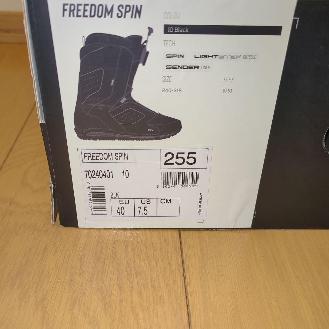 NORTHWAVE FREEDOM SPIN スノーボードブーツ ブラック