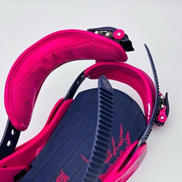 BURTON CUSTOM Sサイズ ピンク×ネイビー ロゴ 上位モデル