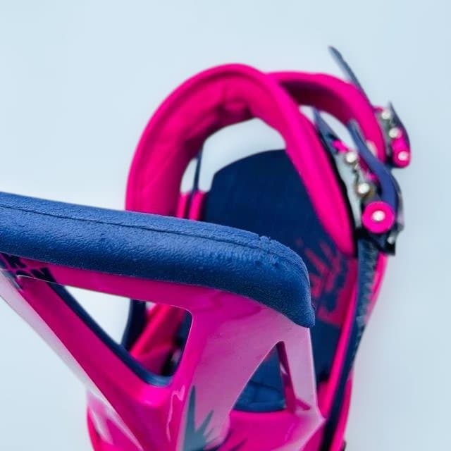 BURTON CUSTOM Sサイズ ピンク×ネイビー ロゴ 上位モデル