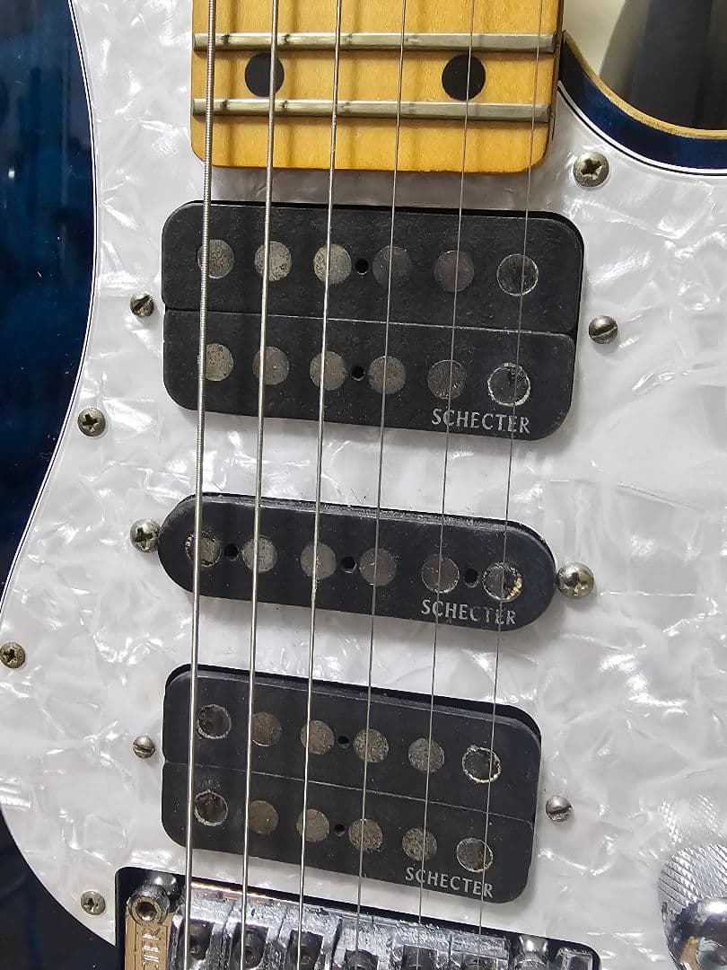 ギター SCHECTER SD-2-24-BW/M See Through Blue