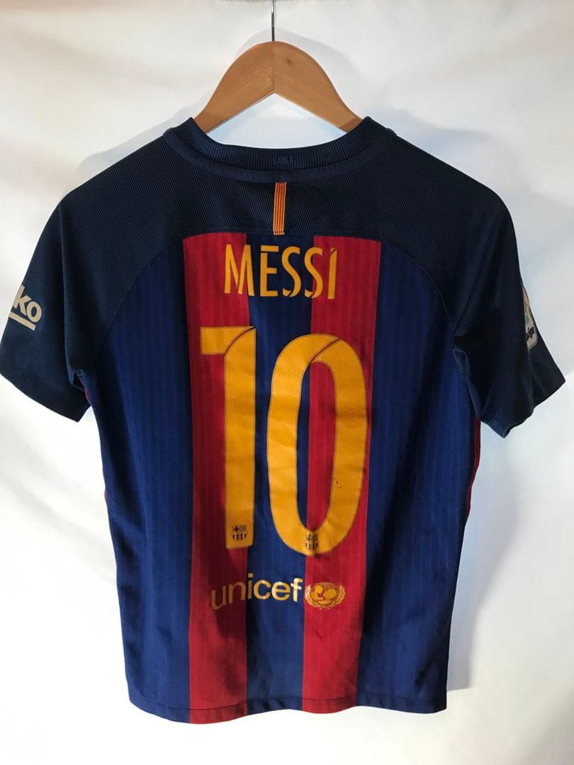 正規品 NIKE FCバルセロナ「10」リオネル・メッシ 半袖XLユニフォーム