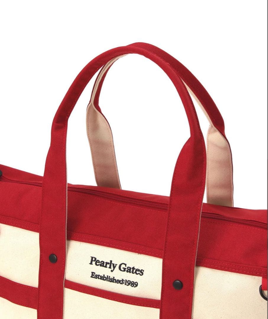 【PEARLY GATES】帆布ロッカーバッグ (UNISEX)