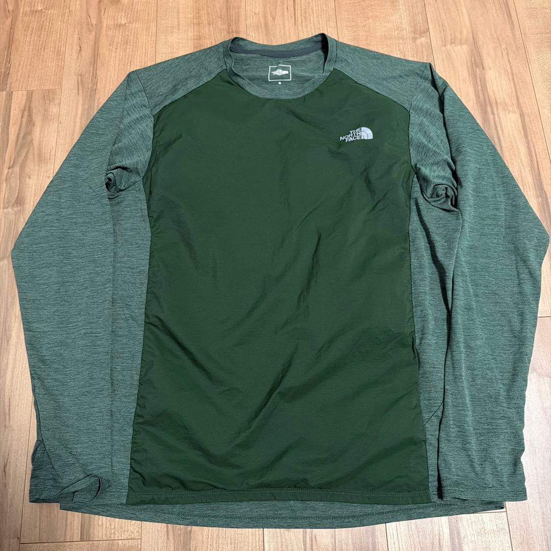 THE NORTH FACE ロングスリーブハイブリッドGTDメランジクルー