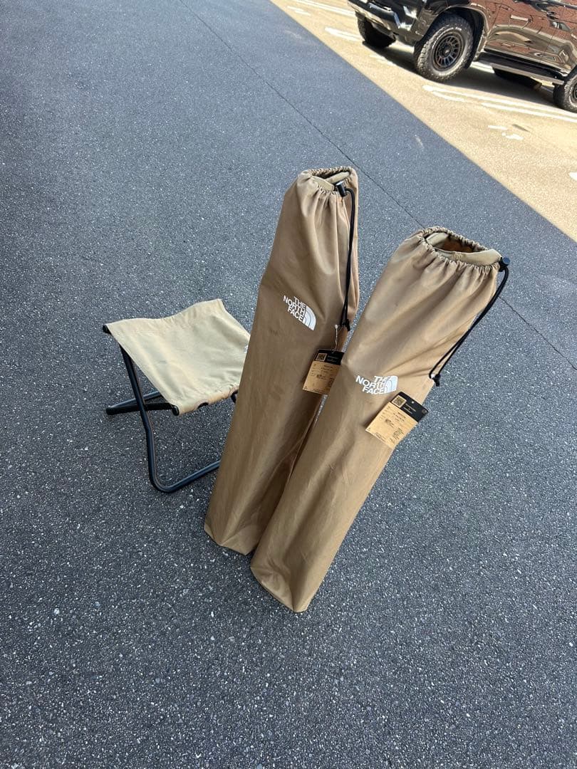 THE NORTH FACE TNFスリムチェア×2脚　キャンプスツールセット