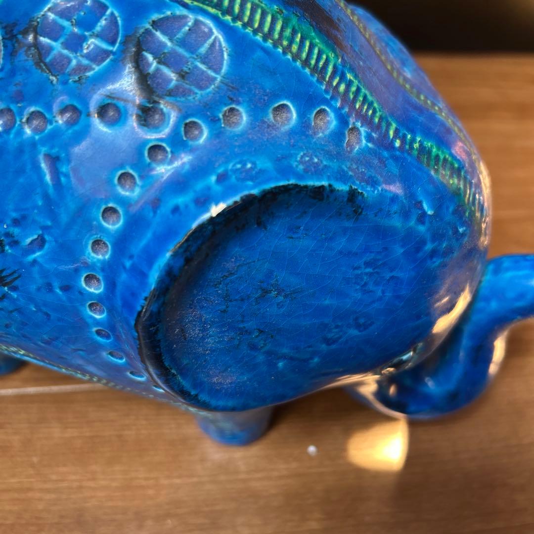 ビトッシリミニブルー　象　訳あり