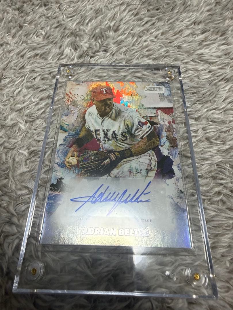 AdriánBeltré直筆サイン大谷翔平インサート Raleighパッチカード