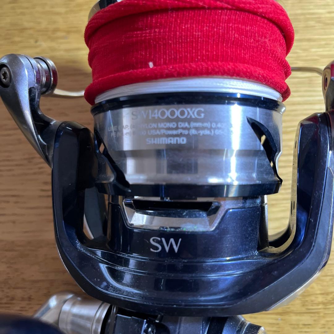 TWIN POWER SW14000XG スピニングリール 予備スプール付き