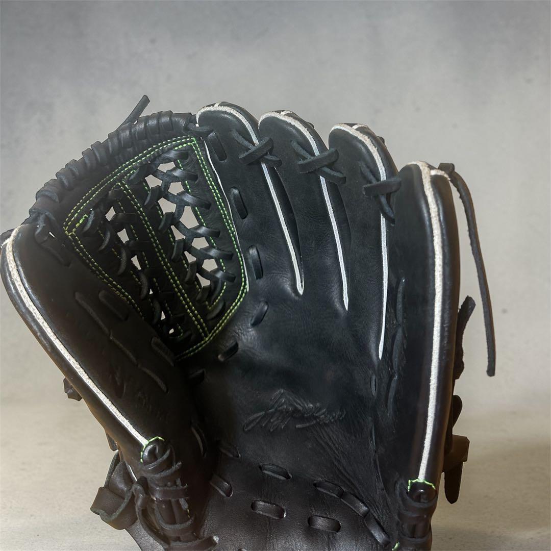 【美品】Rawlings 軟式グローブ 黒　オールラウンド