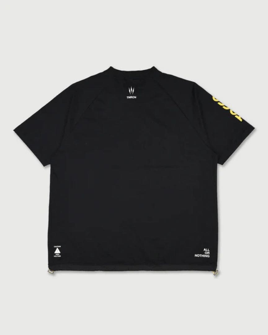 TNRCN EVERCORE HENLEY TECH TEE ブラック