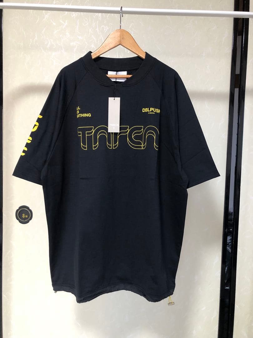 TNRCN EVERCORE HENLEY TECH TEE ブラック