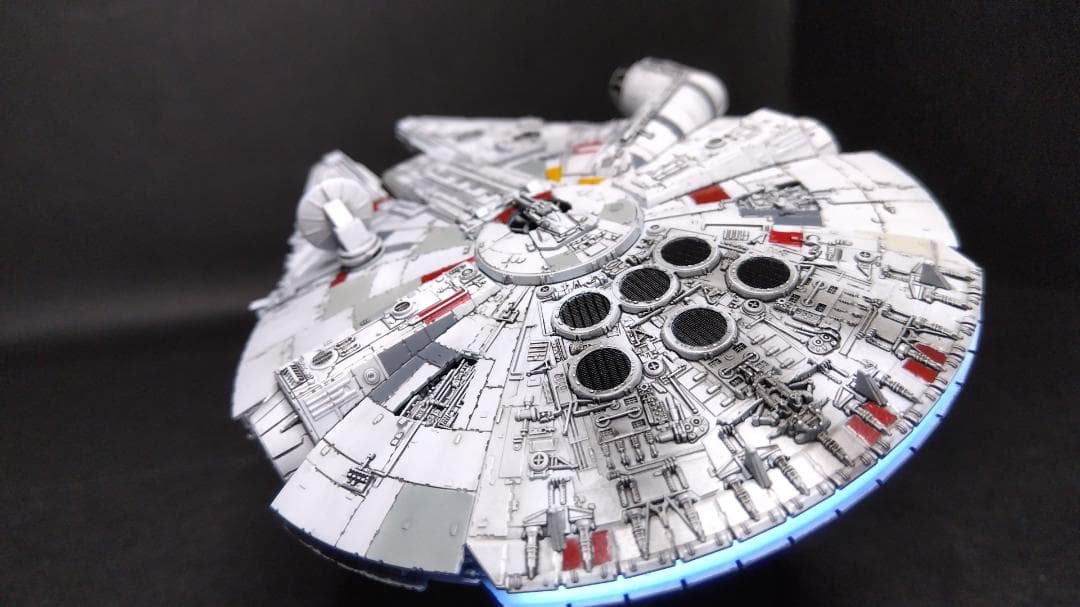 ミレニアムファルコン MF 電飾改修 　完成品 ビークルモデル　1/350
