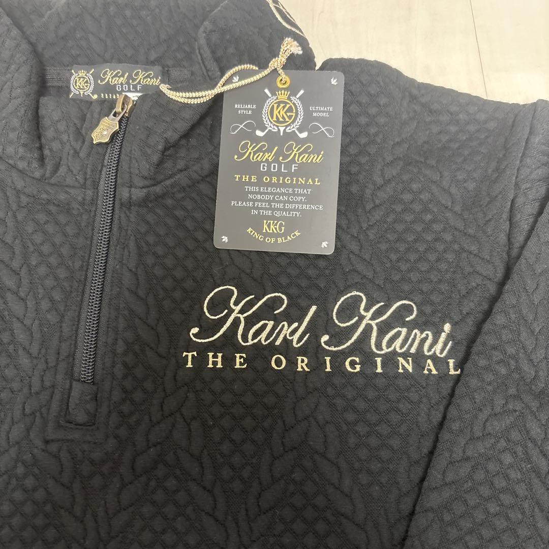 Karl kaniゴルフウェアブラック(XXXL)
