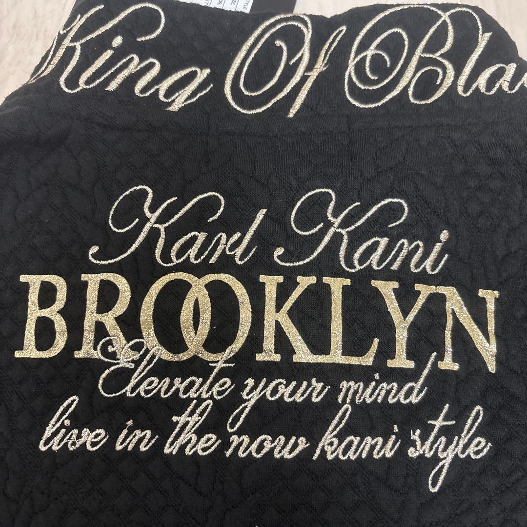 Karl kaniゴルフウェアブラック(XXXL)