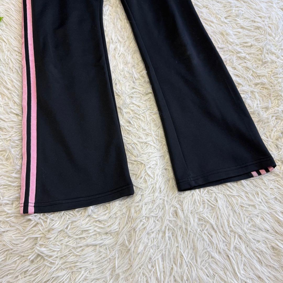 【アディダス】美品 ジャージ 上下セット ピンク Y2K M レディース