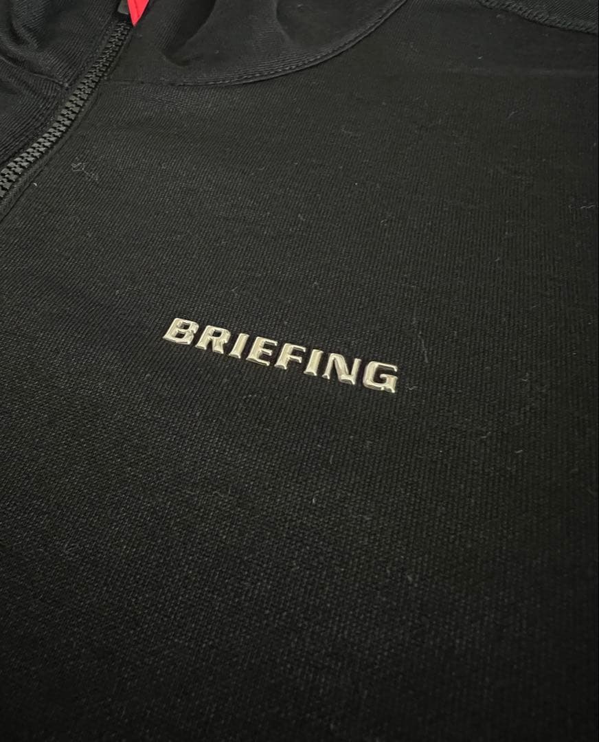 BRIEFING GOLF ハーフジップ トップス　ブラック　M