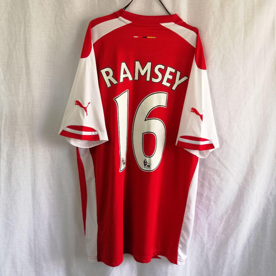 アーセナル　Arsenal　アーロンラムジー　サッカー　ウェア　赤 ユニフォーム
