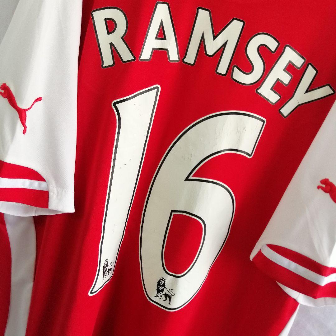 アーセナル　Arsenal　アーロンラムジー　サッカー　ウェア　赤 ユニフォーム