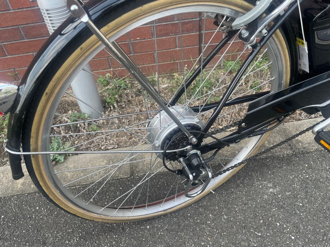 電動アシスト自転車 シティタイプ 黒 クロスバイク　26インチ　訳あり　美品