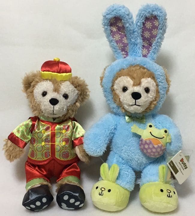 セット ダッフィー 旧正月 イースターバニー SSぬいぐるみ