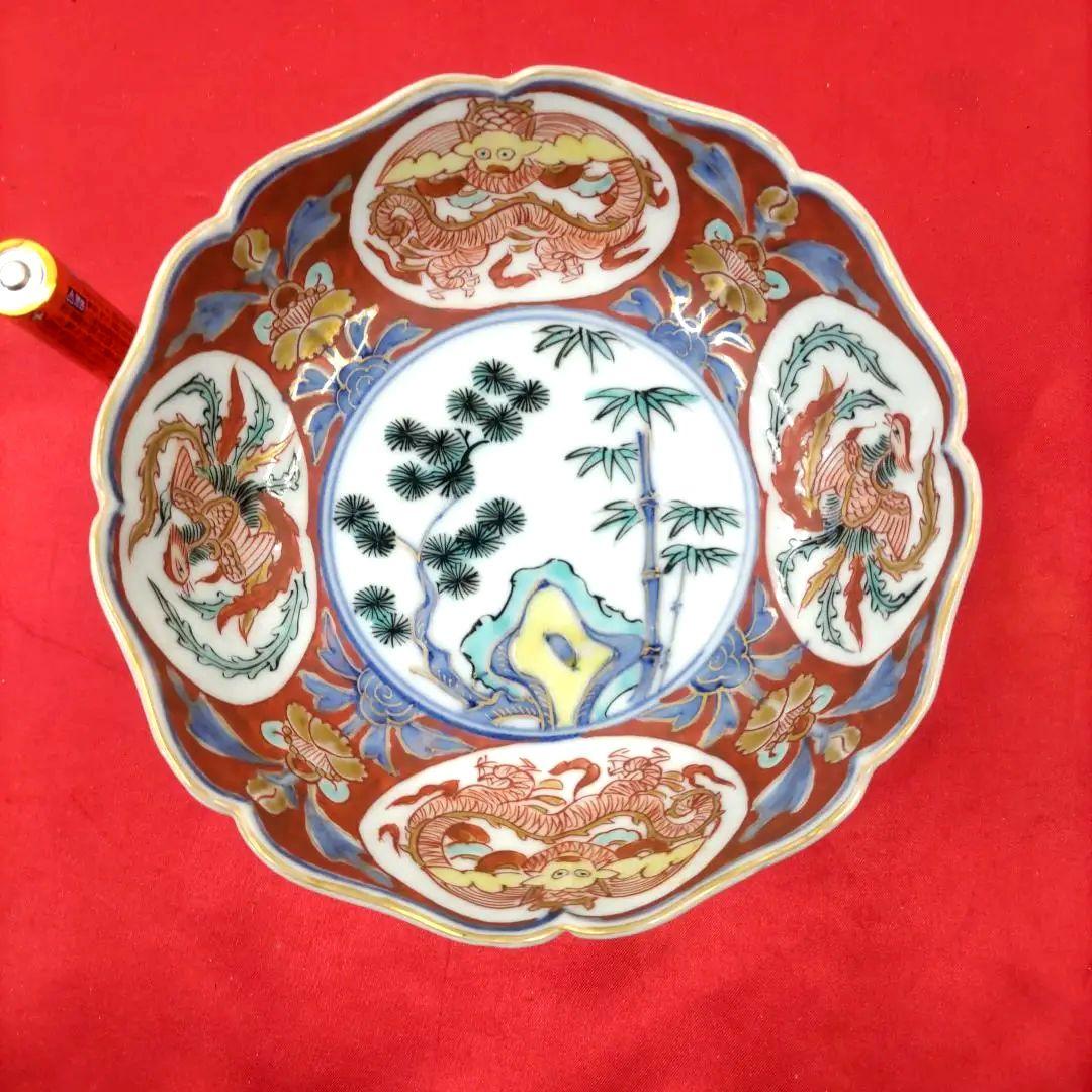 有田焼　伊万里焼　古伊万里　金彩　色絵　なます皿　小皿　小鉢　5寸皿5客セット①