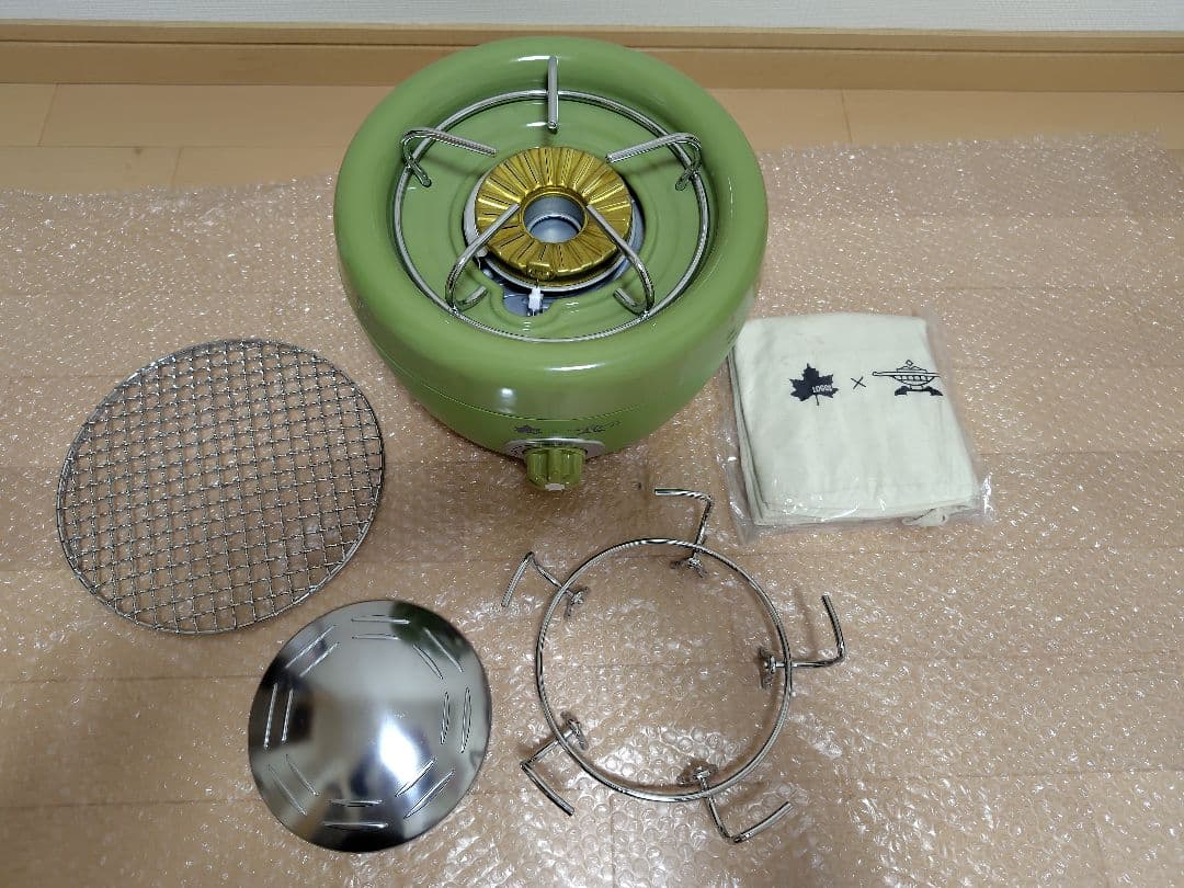 新品　ロゴス　センゴクアラジン　コンロ　ヒバリン　シングルバーナー　キャンプ