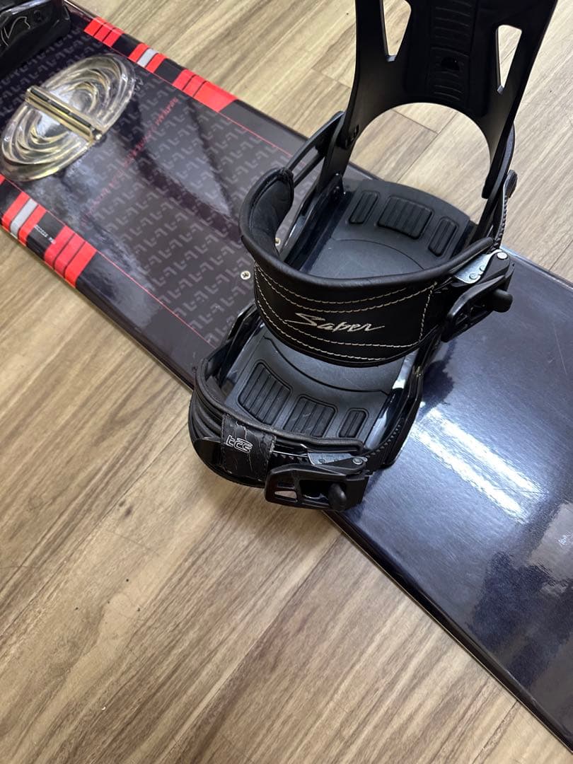 スノーボード THMTEAM 154cm ビンディングSaber size SM