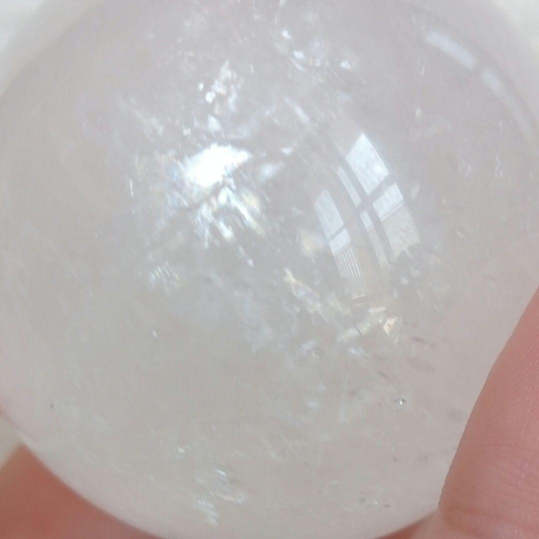 シラ　虹　ホワイト水晶