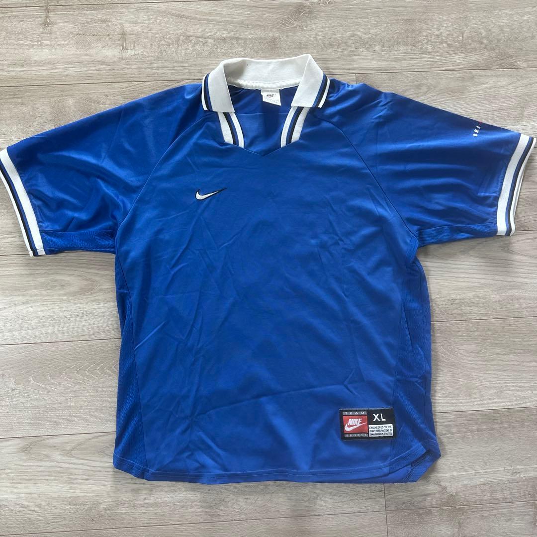 希少　NIKE サッカー　ユニフォーム　ゲームシャツ　XL 白タグ　90s
