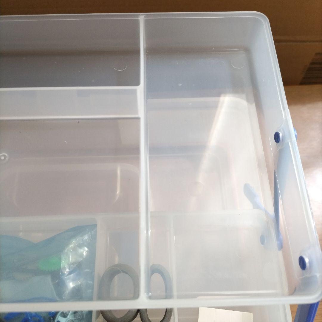 MINI 4 CASE　クリア/パープル（ミニ四駆・サイクロンマグナム付き）