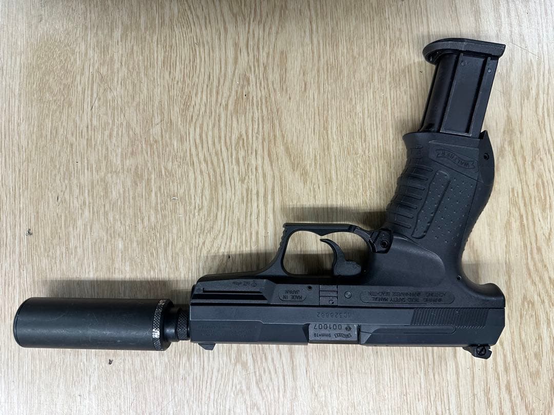 マルゼン製 ワルサーP99 ロングマガジン サプレッサー