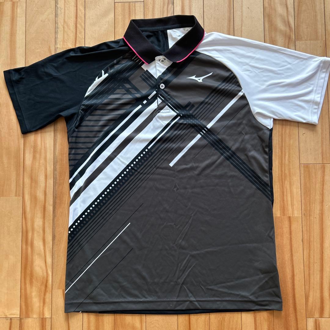 Mizuno テニス　ゲームウェア ポロシャツとパンツセット　メンズL ￼