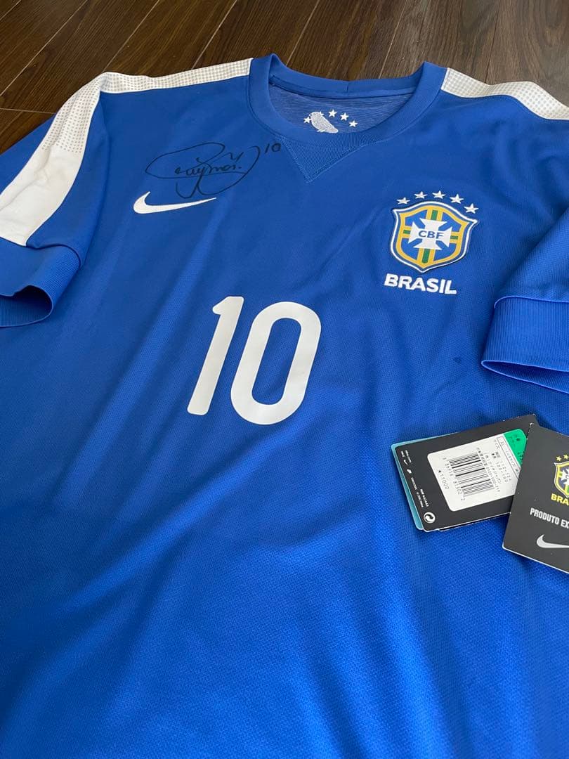 ネイマール 直筆サイン入り ブラジル代表 ユニフォーム オートグラフ 正規品