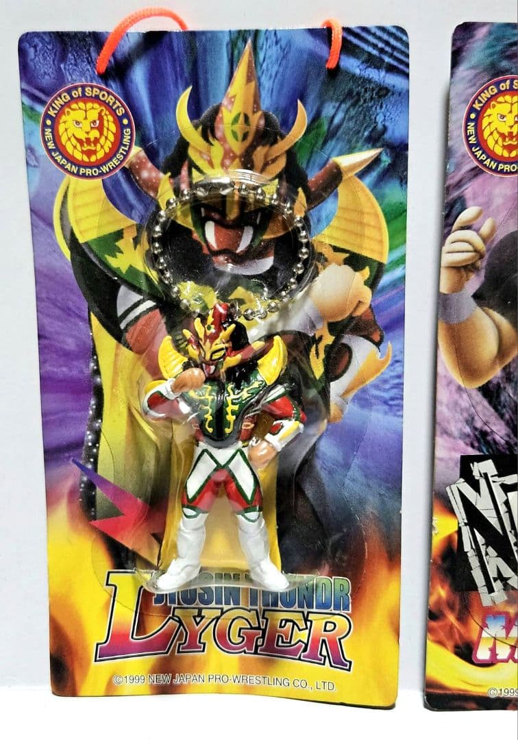 新日本プロレス　キーホルダー　3個セット　ライガー 武藤 蝶野
