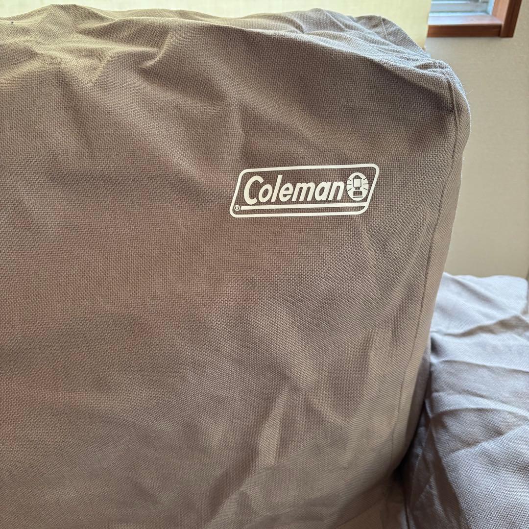 Coleman エアカウチ ダブル グレージュ　エアソファ　アウトドア　キャンプ