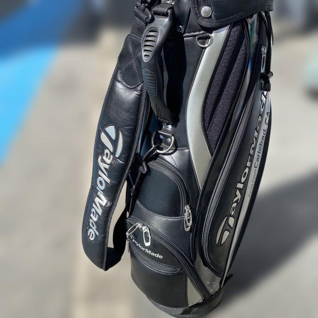 TaylorMade 軽量キャディバッグ ブラック/シルバー