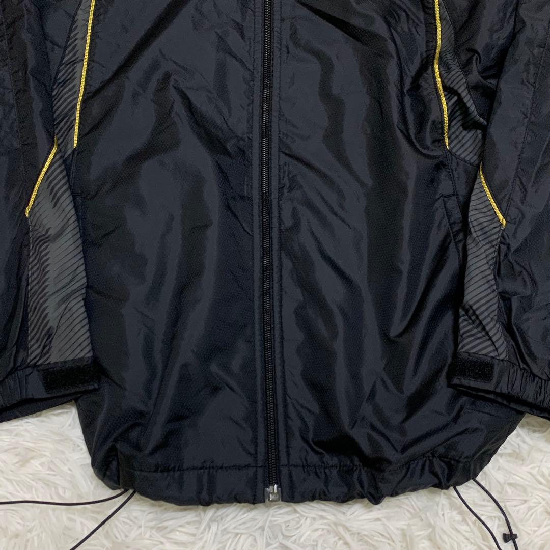 美品✨ナイキ ジャージ セットアップ ナイロンジャケット パンツ 黒金 Y2K