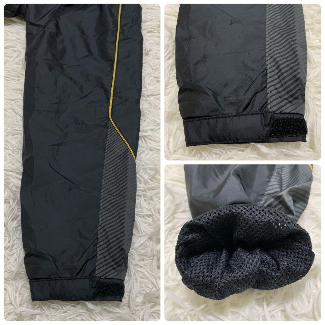 美品✨ナイキ ジャージ セットアップ ナイロンジャケット パンツ 黒金 Y2K