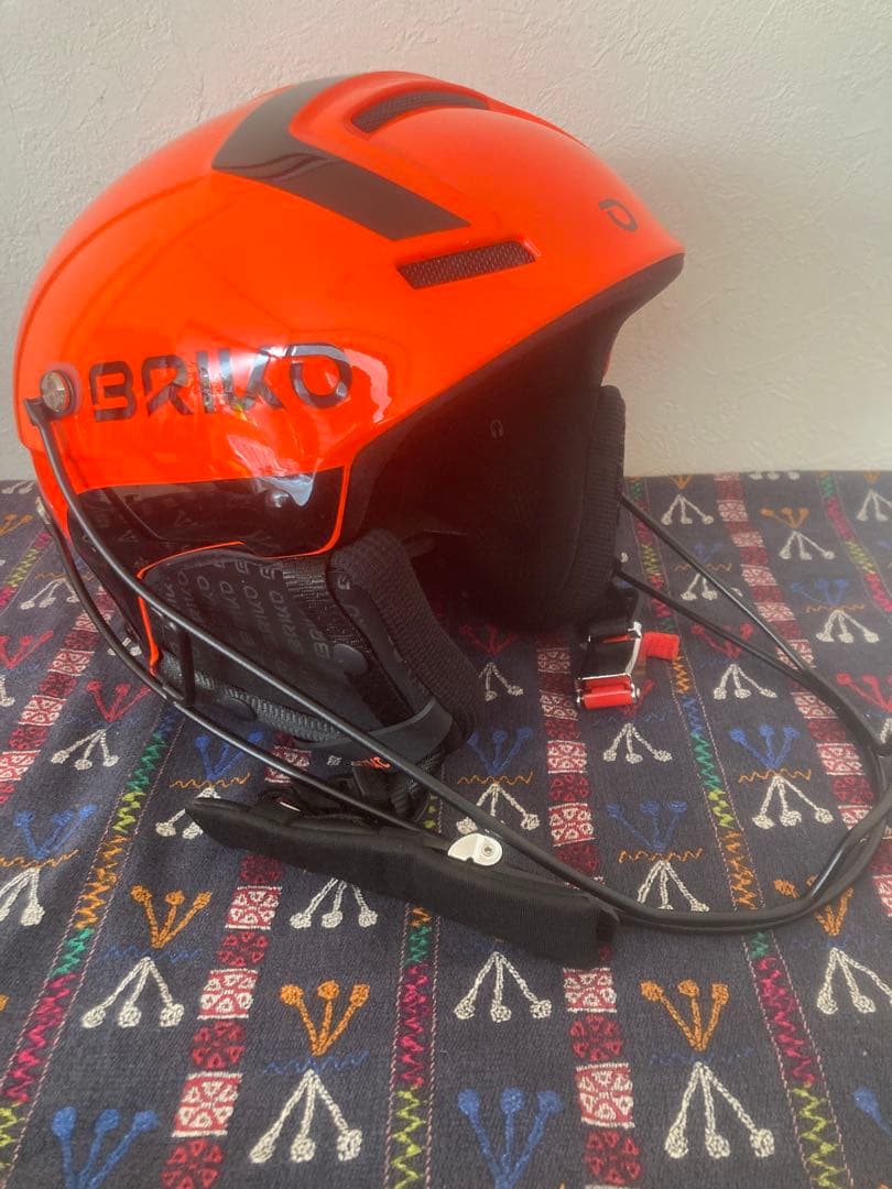 BRIKO SLALOM ヘルメット 58cm オレンジ