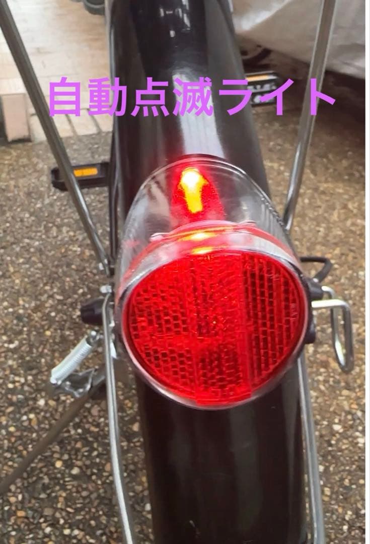 電動アシスト自転車26イン(色　黒) 防犯登録抹消届済　大阪近隣の方配達Ok